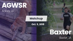 Matchup: AGWSR vs. Baxter  2018