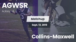 Matchup: AGWSR vs. Collins-Maxwell 2019