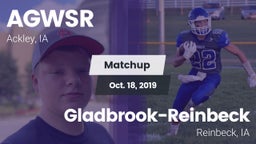 Matchup: AGWSR vs. Gladbrook-Reinbeck  2019