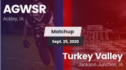 Matchup: AGWSR vs. Turkey Valley  2020
