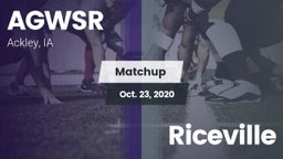 Matchup: AGWSR vs. Riceville 2020
