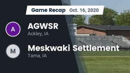 Recap: AGWSR  vs. Meskwaki Settlement  2020