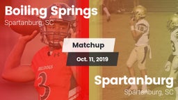 Matchup: Boiling Springs vs. Spartanburg  2019