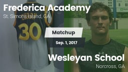 Matchup: Frederica Academy vs. Wesleyan School 2017