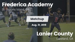 Matchup: Frederica Academy vs. Lanier County  2018