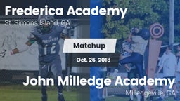 Matchup: Frederica Academy vs. John Milledge Academy  2018