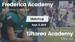 Matchup: Frederica Academy vs. Tiftarea Academy  2019