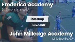 Matchup: Frederica Academy vs. John Milledge Academy  2019