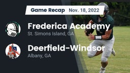 Recap: Frederica Academy  vs. Deerfield-Windsor  2022