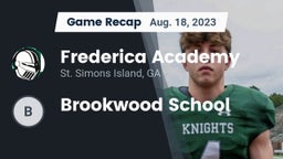 Recap: Frederica Academy  vs. Brookwood School 2023