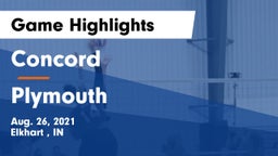 Concord  vs Plymouth  Game Highlights - Aug. 26, 2021