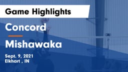 Concord  vs Mishawaka  Game Highlights - Sept. 9, 2021