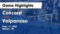 Concord  vs Valparaiso  Game Highlights - Sept. 17, 2022