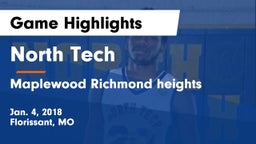 North Tech  vs Maplewood Richmond heights Game Highlights - Jan. 4, 2018