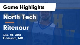 North Tech  vs Ritenour  Game Highlights - Jan. 10, 2018