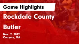 Rockdale County  vs Butler  Game Highlights - Nov. 2, 2019