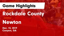 Rockdale County  vs Newton  Game Highlights - Dec. 13, 2019