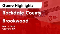 Rockdale County  vs Brookwood  Game Highlights - Dec. 1, 2020