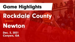 Rockdale County  vs Newton  Game Highlights - Dec. 3, 2021