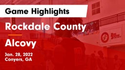 Rockdale County  vs Alcovy  Game Highlights - Jan. 28, 2022