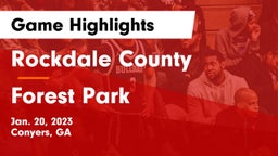 Rockdale County  vs Forest Park  Game Highlights - Jan. 20, 2023