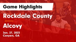 Rockdale County  vs Alcovy  Game Highlights - Jan. 27, 2023