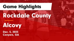 Rockdale County  vs Alcovy  Game Highlights - Dec. 5, 2023