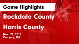 Rockdale County  vs Harris County  Game Highlights - Nov. 24, 2018