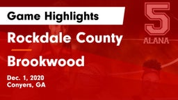 Rockdale County  vs Brookwood  Game Highlights - Dec. 1, 2020
