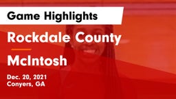 Rockdale County  vs McIntosh Game Highlights - Dec. 20, 2021
