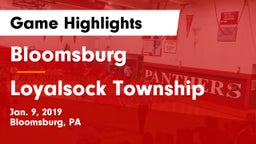Bloomsburg  vs Loyalsock Township  Game Highlights - Jan. 9, 2019