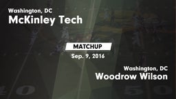 Matchup: McKinley Tech vs. Woodrow Wilson  2016