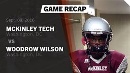 Recap: McKinley Tech  vs. Woodrow Wilson  2016