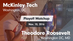 Matchup: McKinley Tech vs. Theodore Roosevelt  2016