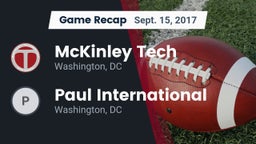Recap: McKinley Tech  vs. Paul International  2017