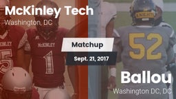 Matchup: McKinley Tech vs. Ballou  2017