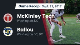Recap: McKinley Tech  vs. Ballou  2017