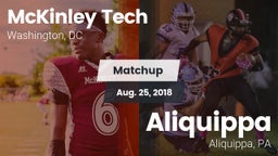 Matchup: McKinley Tech vs. Aliquippa  2018