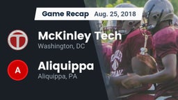 Recap: McKinley Tech  vs. Aliquippa  2018
