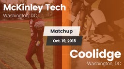 Matchup: McKinley Tech vs. Coolidge  2018