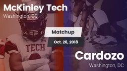 Matchup: McKinley Tech vs. Cardozo  2018