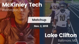 Matchup: McKinley Tech vs. Lake Clifton  2018