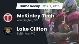 Recap: McKinley Tech  vs. Lake Clifton  2018