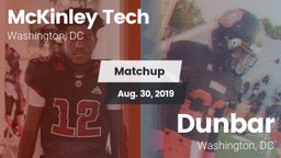 Matchup: McKinley Tech vs. Dunbar  2019