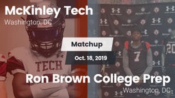 Matchup: McKinley Tech vs. Ron Brown College Prep  2019