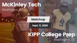 Matchup: McKinley Tech vs. KIPP College Prep  2020