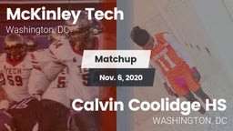 Matchup: McKinley Tech vs. Calvin Coolidge HS 2020