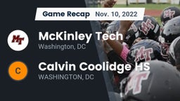 Recap: McKinley Tech  vs. Calvin Coolidge HS 2022