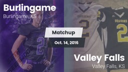 Matchup: Burlingame vs. Valley Falls 2016