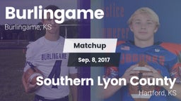 Matchup: Burlingame vs. Southern Lyon County 2017